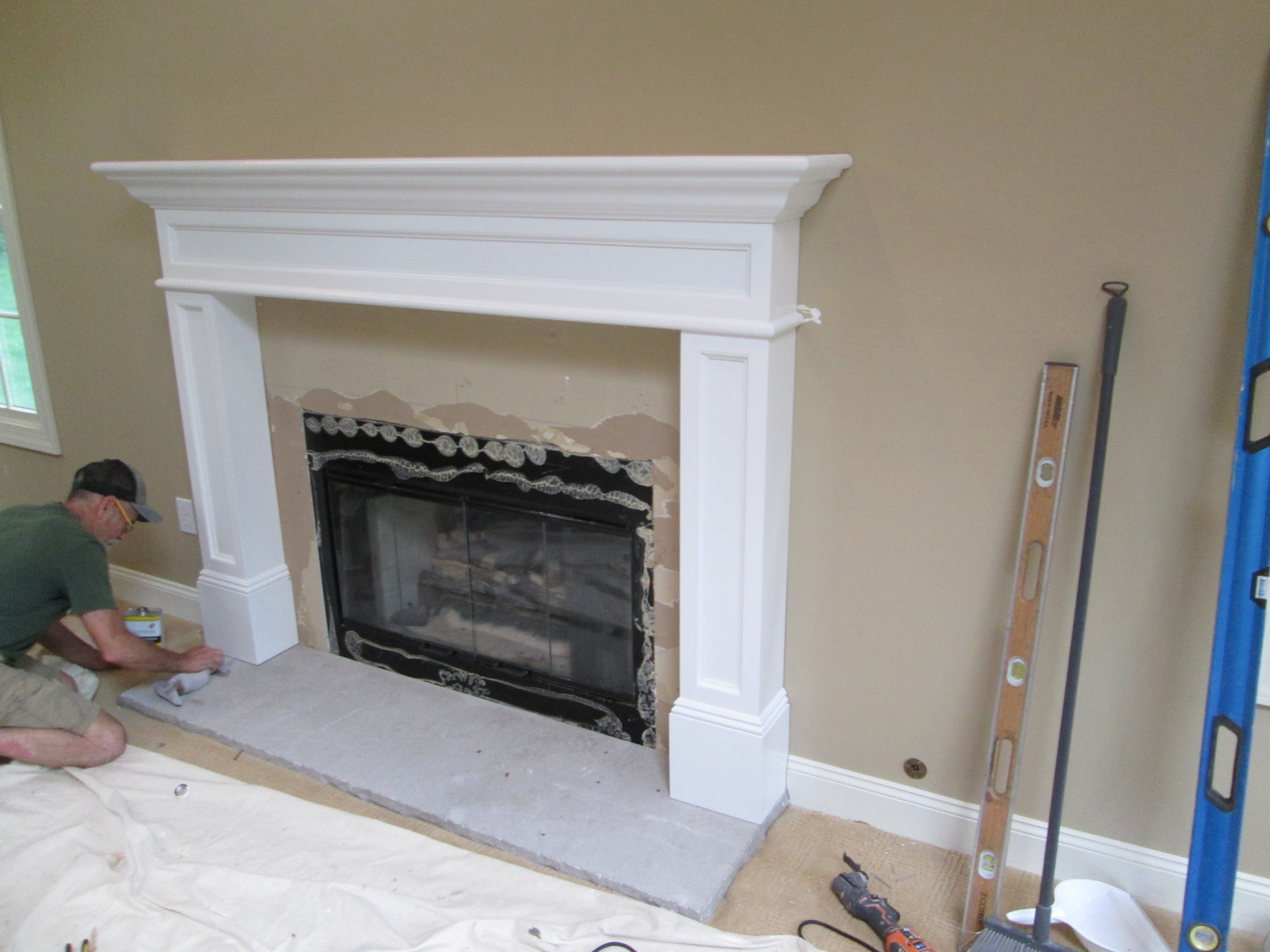 Pine Mantlepiece